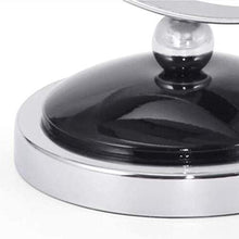 ZCM Specchio Cosmetico, Ingrandimento Desktop 3X Specchio di Bellezza Specchio Cosmetico Bilaterale Specchio da Bagno Girevole A 360 ° Portatile(Color:Argento,Size:7inch)