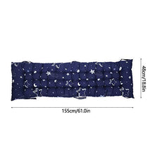 Cuscino Imbottito per Sdraio Giardino Spesso 48x155cm Cuscino Imbottito per Sedia a Dondolo in Poliestere per Interni Esterni