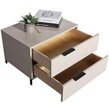 Comodino Tavolino Camera da Letto Comodino Tavolino Tavolino da caffè Tavolo con 2 cassetti for Camera da Letto Soggiorno Studio Camera Arredamento Moderno