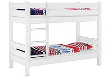 Erst-Holz Letto a Castello Bianco Anche per Adulti 80X200 nicchia 80cm divisibile 60.16-08WT80