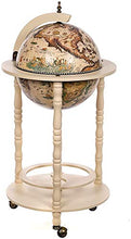 Tavolo bar su ruote, bar a casa, una macchina bar, globi mondo trolley,White