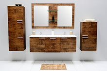 Badset Sycylia Antique Wood Badmöbel Set Badezimmer mit Doppelwaschbecken Badset