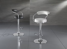 Wink design, Chattanooga, Set Due Sgabelli Bar, finta pelle, Bianco
