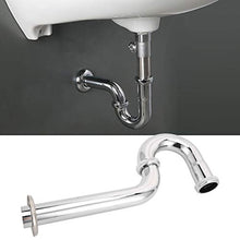Xirfuni Sifone per lavabo, sifone per lavabo, lavabo in Rame da 30 mm a Forma di Contenitore, WC per Bagno di casa