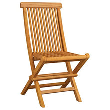 vidaXL Sedie da Giardino con Cuscini Blu 6 pz in Massello di Teak