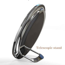 Makeup mirror Specchio per Il Trucco con ingrandimento Intelligente, adsorbimento per Specchio da Bagno, Specchio di Bellezza da Tavolo Portatile con Luce a LED per Ragazze