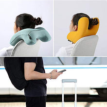 Cuscino da Viaggio, Tre-in-Uno Multifunzionale Schiuma Pisolino Studente Ufficio Cuscino Memoria Il Sonno Cuscino da Viaggio A Forma di U Cuscino del Collo,D