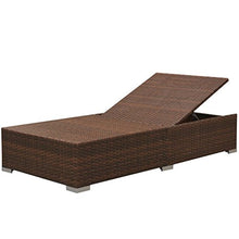 Tidyard- Divano da Giardino Set 8 pz in Polirattan Modulare Marrone, Set Divano Rattan
