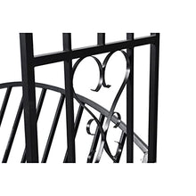 vidaXL Arco Giardino per Rose Metallo con Panchina Piante Rampicanti Pergolato
