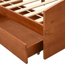 FAMIROSA Giroletto con 2 Cassetti Marrone Miele Legno di Pino 90x200 cm-2156