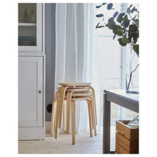 Sgabello KYRRE 42x48x45 cm blu