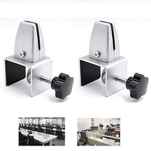 XINX Partition Bracket Ufficio Mensola dello Schermo di Segretezza Morsetto Divisore Clip dello Schermo Holder Divisore Escursioni Partition Supporto Porta, 2 Pezzi