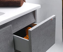 mazzoni Mobile da Bagno Sospeso 100cm Maiorca Light 2+2 Antracite
