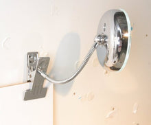 Enzo Rodi 411610 - Specchio a LED con morsetto Alimos, diametro 10,5 cm, colore: Cromato