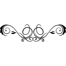 T-MK336 - Adesivi per testiera del letto, 36 x 140 cm, colore: Nero