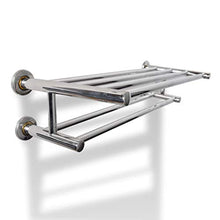 BIGTO - Portasciugamani in acciaio INOX con 6 tubi