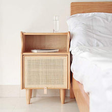 YWSZJ Mobili Camera da Letto Comodino Stile di Legno Solido in Rattan Comodino Divano Fianco del Mobile