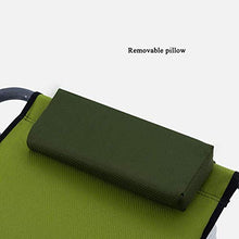 Generic Brands Utile Letto Pieghevole Lettini Prendisole Letto Singolo Letto da Campeggio Ufficio Siesta Letto Reclinabili Sedia Pieghevole Tela Letto Semplice con Cuscino Regolabile