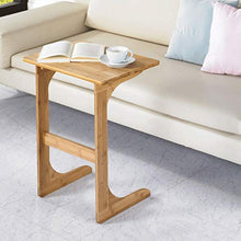 LICHUAN Tavolino da comodino in bambù semplice da comodino, comodino moderno e pigro tavolo per notebook tavolino End Table Facile da montare (Dimensioni: Large)