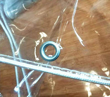 JXQ Telone Trasparente in Vetro Trasparente, Spessore Impermeabile, con Occhielli, Resistente, per Pesca all'aperto, Campeggio, Resistente al Calore e alla Polvere, 0.3mm/400 g/m2