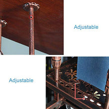 FWZJ Wine Lovers/Wall Mounted Wine or Liquor Bottle Storage Holders Stemware Racks Organizer Wine Bottle Holder Glasses Stemware Hanger Shelf Wine Storage Rack Home & Kitchen D&eac