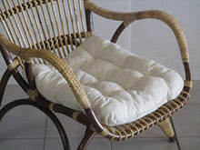 fantasie d oriente Poltrona Vimini Rattan CM 67X80X100 H Schienale Alto con Cuscino Salotto