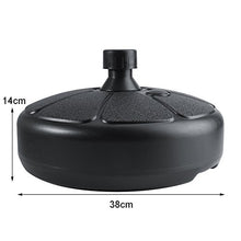 Supporto per ombrellone rotondo in plastica per giardino, terrazza e balcone.