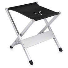 Racefoxx - Sgabello pieghevole, con ripiano per le gambe