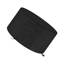 litulituhallo - Copertura rotonda per tavolo da giardino, 128 x 71 cm, impermeabile, tessuto antivento