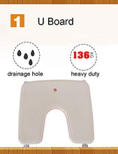 MKJYDM Sgabello da Bagno Sgabello da Bagno a Forma di U Sgabello da Bagno Sgabello da Bagno
