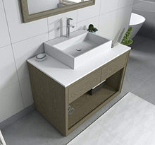 Badplaats B.V. Mobili da Bagno Atlas 110 cm Marrone - Armadio mobiletto lavabo Mobili Armadietto