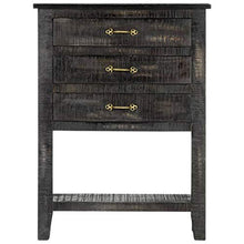 E E-NICES Armadietto 60x30x80 cm in Legno Massello di Mango