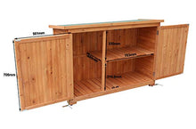 MCombo - Armadio da giardino, in legno