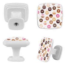 Ciambelle 4 PCS Pomelli per Porta, Pomolo per Mobile, Pomelli per Mobili con Viti, Maniglia per Armadietto, Pomelli per Porta, Pomelli per Cassetti per Porta, Armadio, Cassetto e Credenza