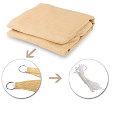 ZHAO Tenda parasole parasole da giardino, per giardino, balcone, terrazza, campeggio, beige 2 x 5,5 m (colore: beige, dimensioni: 3 x 4,5 m)