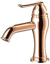 Miscelatore Monocomando Rubinetto Lavabo Lavandino Bagno Sanlingo Oro Rosa