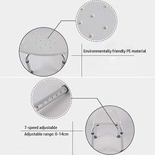Sedia per doccia da bagno Panca regolabile a 7 altezze Sgabello per vasca da bagno antiscivolo Sedile per anziani e donne incinte, Sedia elevatrice per sedile doccia - Nessun gruppo di attrezzi, B