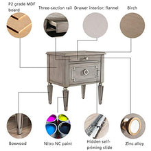 Comodino Comodino Americano Camera da Letto Comodino Mini Comodino cassettiera Semplice Camera da Letto (Color : Gray, Size : 56 * 39.8 * 60cm)