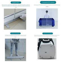 WAWB Divisorio in plastica Pop-up, Protezione Sociale Contro Gli starnuti, 800 mm x 2000 mm