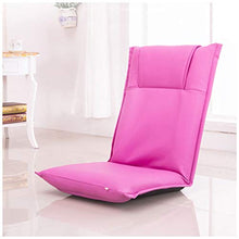 SMC Divano Lazy Couch Divano Pieghevole per Balcone (Color : Rose Red)