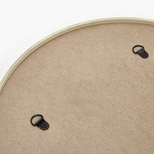 FGDSA Specchio Rotondo con Cornice in Legno - Specchio per Trucco da Parete Specchio per Bagno Bagno Semplice Camera da Letto Vanity 50X50Cm