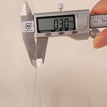 DLMSDG Tenda Trasparente in Plastica, Telone Impermeabile Ispessito, Resistenza allo Strappo, Facile da Piegare, può Essere utilizzato all'Interno e all'Esterno.(0.3mm2x5m(6.6x16.4ft))