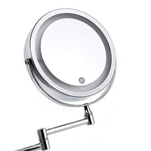 Specchio per Il Trucco con LuceSpecchi per Trucco A LED con Specchio da Trucco Pieghevole per Montaggio A Parete A LED 10x Scrivania con Luci