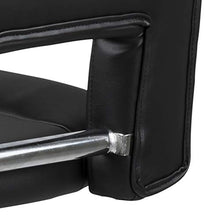 Amazon Brand - Movian Sarnen - Set da 2 sgabelli da bar, 52 x 41,5 x 115 cm, nero