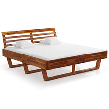 SKM Giroletto in Legno Massello di Acacia 180x200 cm (34.7kg)