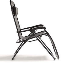 Cienfuegos Sdraio pieghevole multiposizione da giardino/esterno, 90 x 65 x 114 cm, grigio