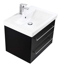 Mobile bagno con lavabo Villeroy & Boch Subway 2.0 65cm nero satinato