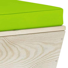 vidaXL Divano Centrale da Giardino su Pallet e Cuscini Legno di Abete