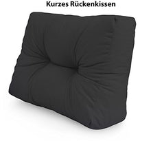 Spatium Cuscini per Pallet Euro Schienale 20 cm di spessore, Antracite, 60 x 40