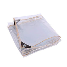 Telone Impermeabile Telo Occhiellato Trasparente PVC Film, A Prova di Polvere Pergola, Copertura Esterna per Tende da Sole Serra Vegetale, Personalizzabile(Color:Chiaro) (Size : 4 * 8M)